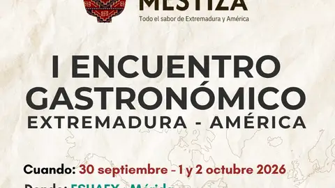 Chefs extremeños y de países hispanohablantes crearán el I Recetario Mestizo de Extremadura y América Chefs extremeños y de países hispanohablantes crearán el I Recetario Mestizo de Extremadura y América