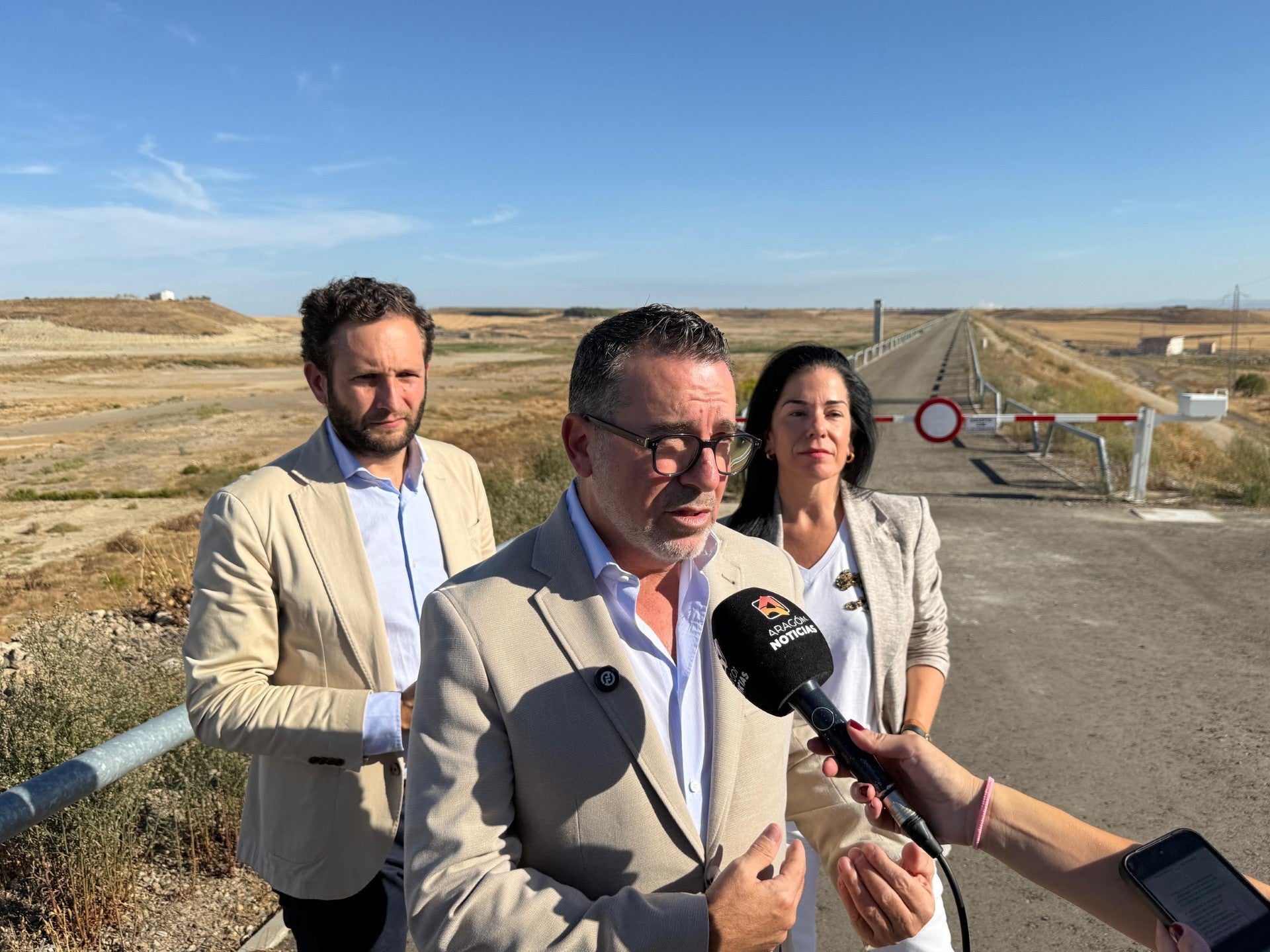 El PP denuncia el “abandono” del embalse de Almudévar El PP denuncia el “abandono” del embalse de Almudévar