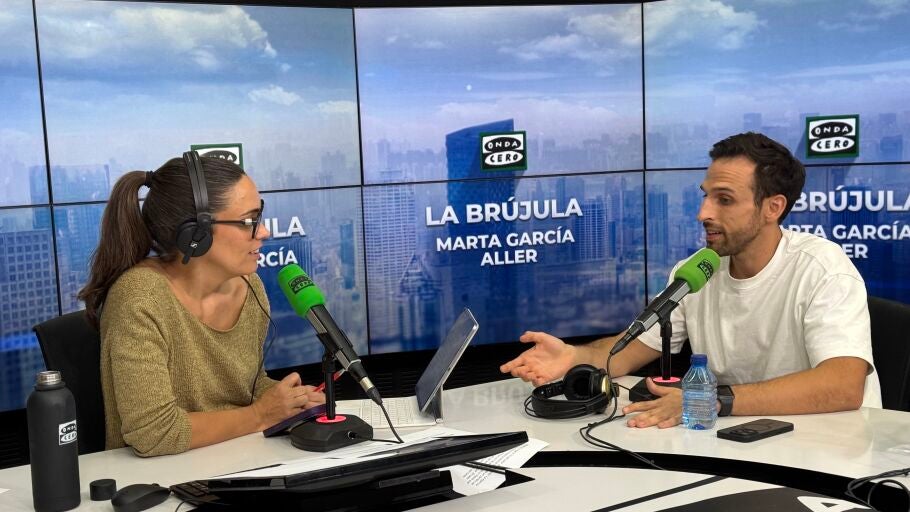 El nutricionista Miguel L&oacute;pez con Marta Garc&iacute;a Aller