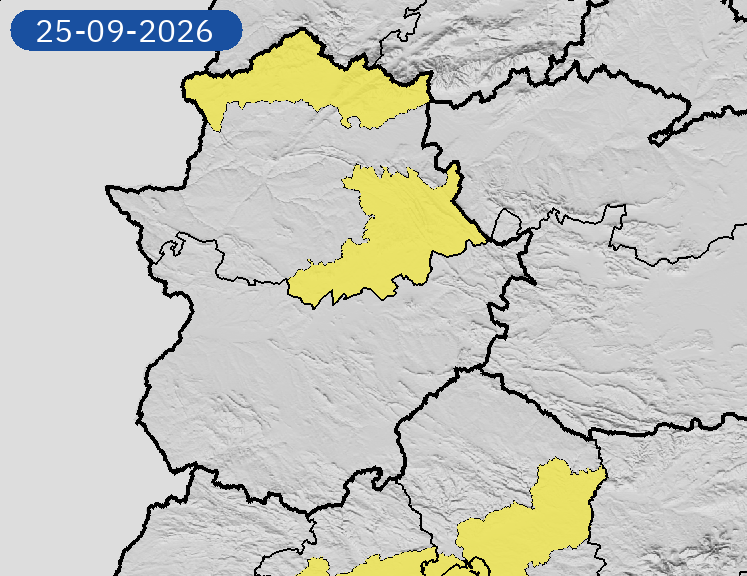 El aviso amarillo por altas temperaturas continuarán este viernes en Villuercas y Montánchez y en el norte de Cáceres El aviso amarillo por altas temperaturas continuarán este viernes en Villuercas y Montánchez y en el norte de Cáceres