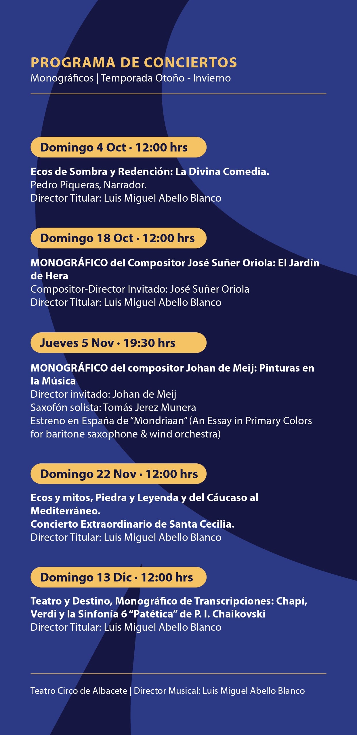 La Banda Sinfónica Municipal 'jugará' con otras disciplinas en sus conciertos La Banda Sinfónica Municipal 'jugará' con otras disciplinas en sus conciertos
