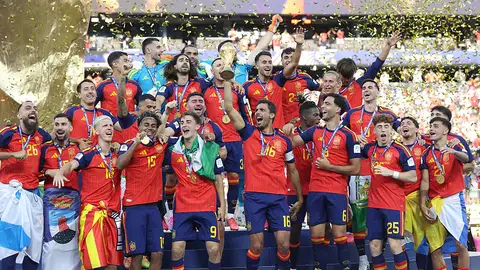 La selección española celebra el título de campeón del Mundo en 2026 La selección española celebra el título de campeón del Mundo en 2026