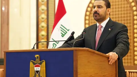 Audio: Diana Rodríguez Pretel / Imagen: Oficina del primer ministro iraquí en X / El primer ministro de Irak, Alí Fali al Zaidi, en un discurso dirigido a la nación iraquí Audio: Diana Rodríguez Pretel / Imagen: Oficina del primer ministro iraquí en X / El primer ministro de Irak, Alí Fali al Zaidi, en un discurso dirigido a la nación iraquí