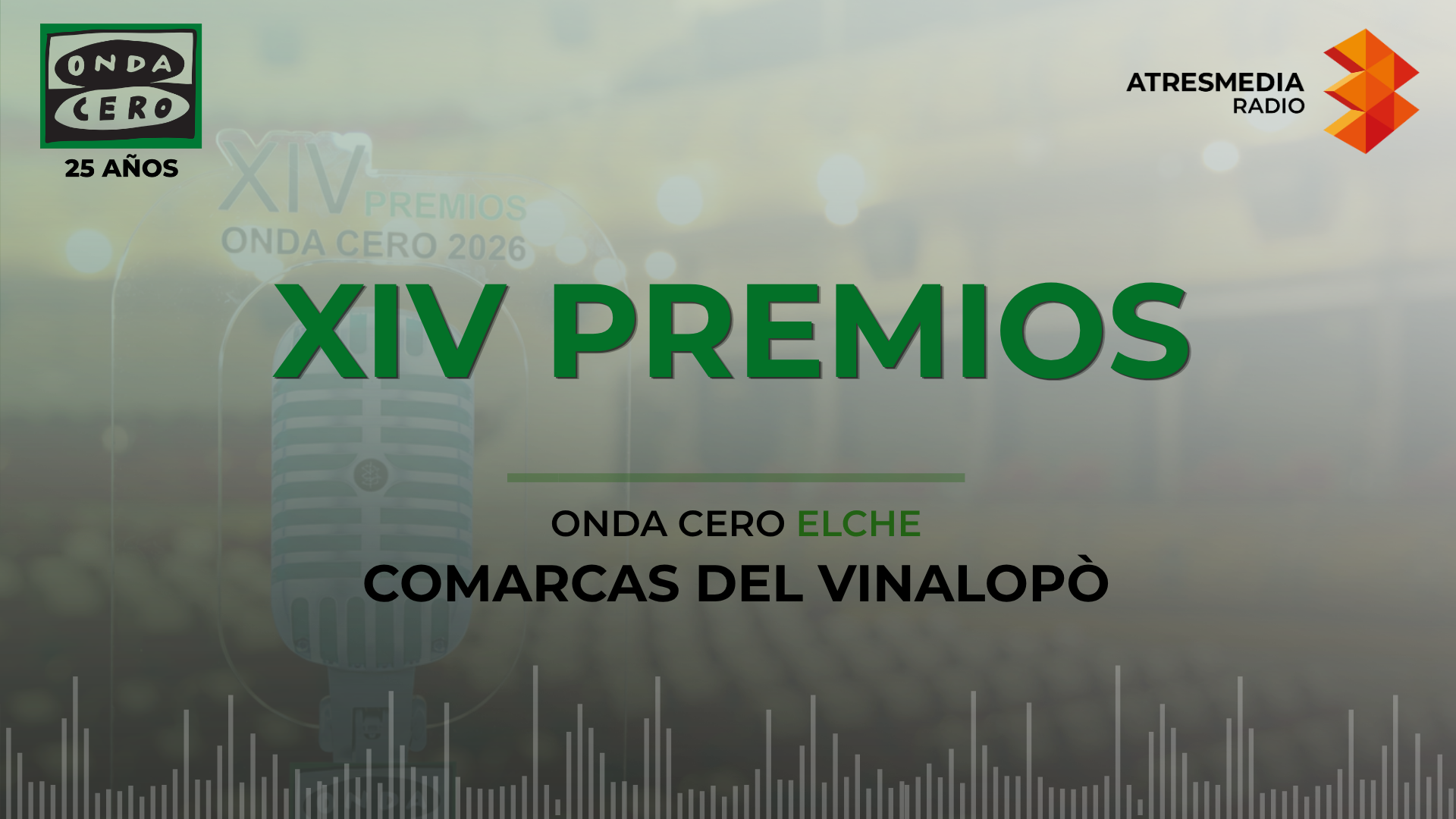 La abogada María del Carmen Pérez Cascales, Awa Fam de Santa Pola, Huestes del Cadí de Elda, Antonio Gandía de Crevillent, José Cruz de Elche y la villenense Rosa María Martínez, entre los premios Onda Cero Elche-comarcas del Vinalopó 2026 La abogada María del Carmen Pérez Cascales, Awa Fam de Santa Pola, Huestes del Cadí de Elda, Antonio Gandía de Crevillent, José Cruz de Elche y la villenense Rosa María Martínez, entre los premios Onda Cero Elche-comarcas del Vinalopó 2026