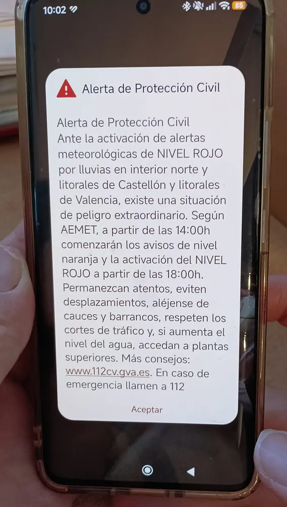 Es-Alert 1 de Octubre de 2026. Es-Alert 1 de Octubre de 2026.