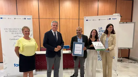 FAAM recibe el certificado de calidad de la ACSA por su atención a personas con discapacidad FAAM recibe el certificado de calidad de la ACSA por su atención a personas con discapacidad