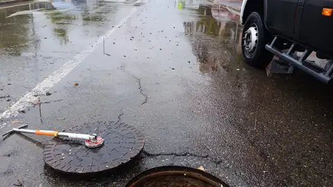 Las lluvias dejan casi 80 litros por metro cuadrado en solo unas horas en Huesca Las lluvias dejan casi 80 litros por metro cuadrado en solo unas horas en Huesca