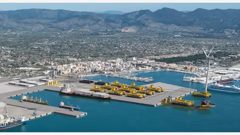 PortCastelló proyecta un gran hub para la eólica marina flotante PortCastelló proyecta un gran hub para la eólica marina flotante