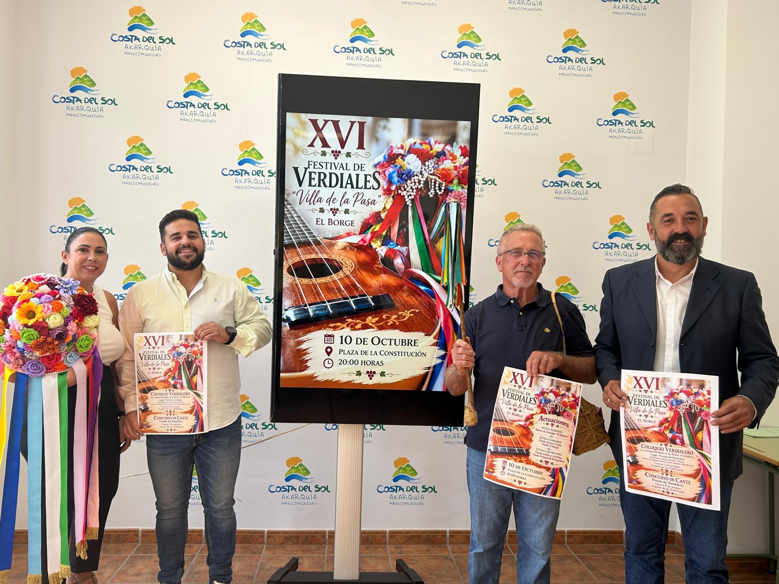 Cinco pandas de los tres estilos participarán en la XVI edición del Festival de Verdiales ‘Villa de la Pasa’ de El Borge Cinco pandas de los tres estilos participarán en la XVI edición del Festival de Verdiales ‘Villa de la Pasa’ de El Borge