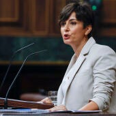 La ministra de Vivienda, Isabel Rodríguez, durante el pleno