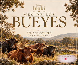 Octubre, el mes de los bueyes en Asador Iñaki, con la carne con origen de Okelan Octubre, el mes de los bueyes en Asador Iñaki, con la carne con origen de Okelan