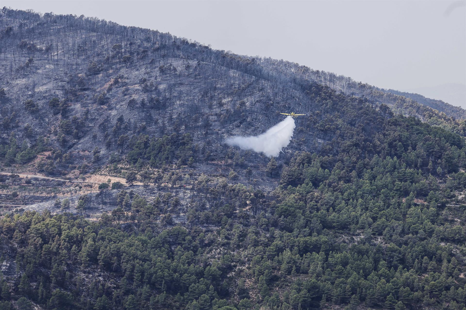 Prisión provisional para el detenido acusado de provocar el incendio forestal de Tuéjar Prisión provisional para el detenido acusado de provocar el incendio forestal de Tuéjar