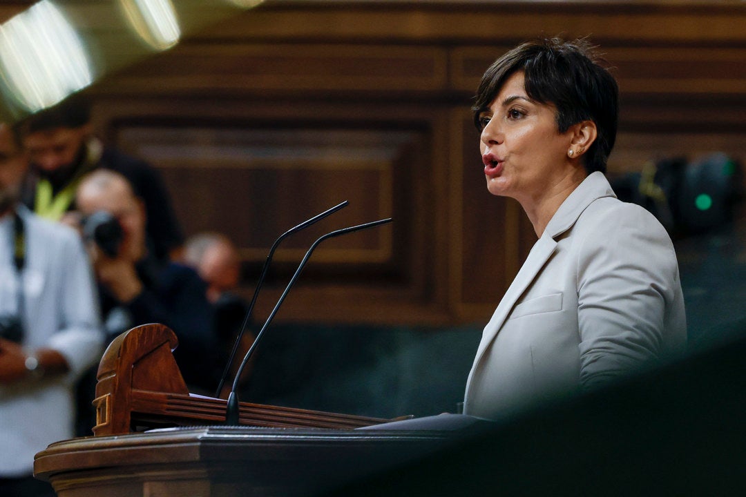 La ministra de Vivienda, Isabel Rodríguez durante el pleno en el que se debate y vota los decretos de vivienda La ministra de Vivienda, Isabel Rodríguez durante el pleno en el que se debate y vota los decretos de vivienda