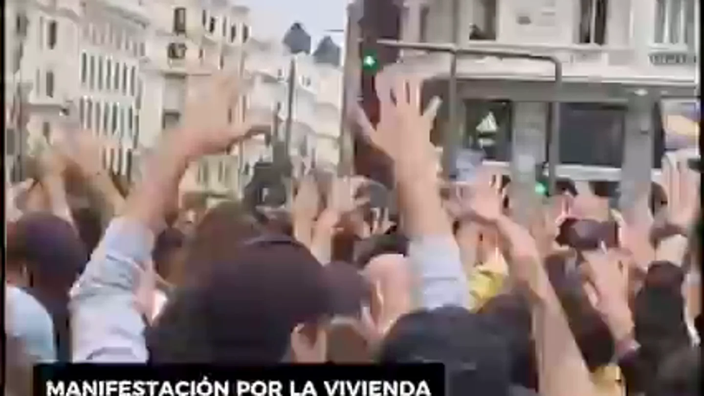 Manifestación por la vivienda en Madrid Manifestación por la vivienda en Madrid