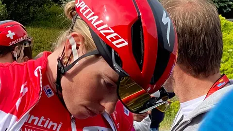 Demi Vollering, de los Países Bajos y vigente campeona mundial, europea, del Tour de Francia y del Giro de Italia, en la edición de 2024 Demi Vollering, de los Países Bajos y vigente campeona mundial, europea, del Tour de Francia y del Giro de Italia, en la edición de 2024