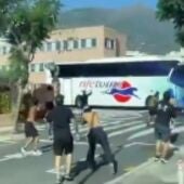 Ultras apedrean el autobus del Sporting de Hortaleza