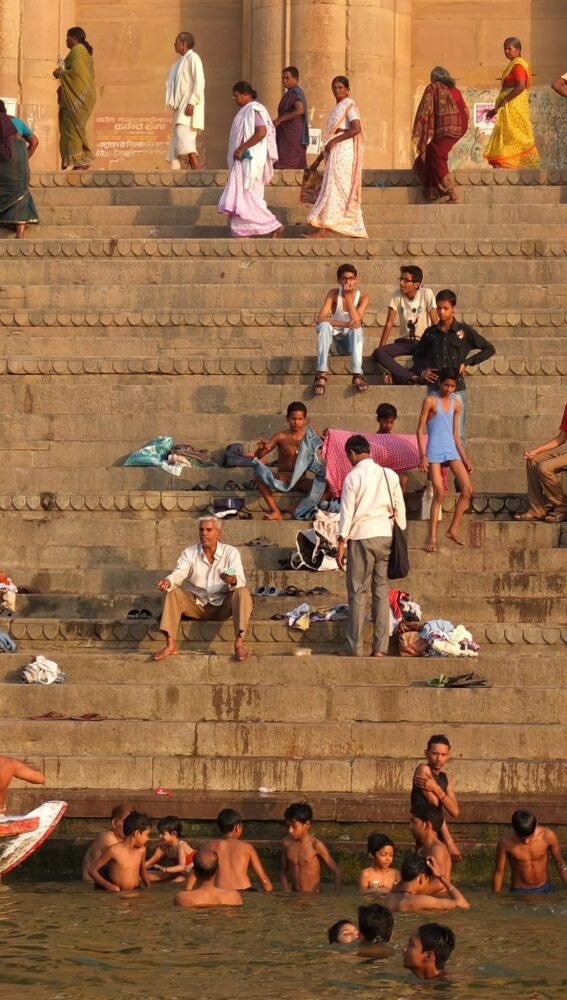 Baños en el Ganges