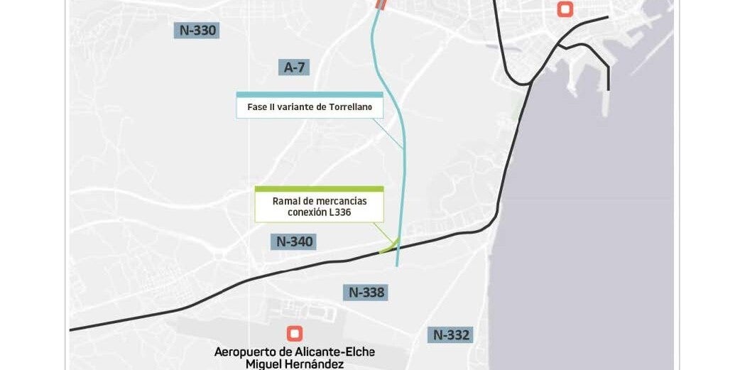 Transportes da otro paso para llevar el tren al aeropuerto con la aprobación del estudio informativo Transportes da otro paso para llevar el tren al aeropuerto con la aprobación del estudio informativo