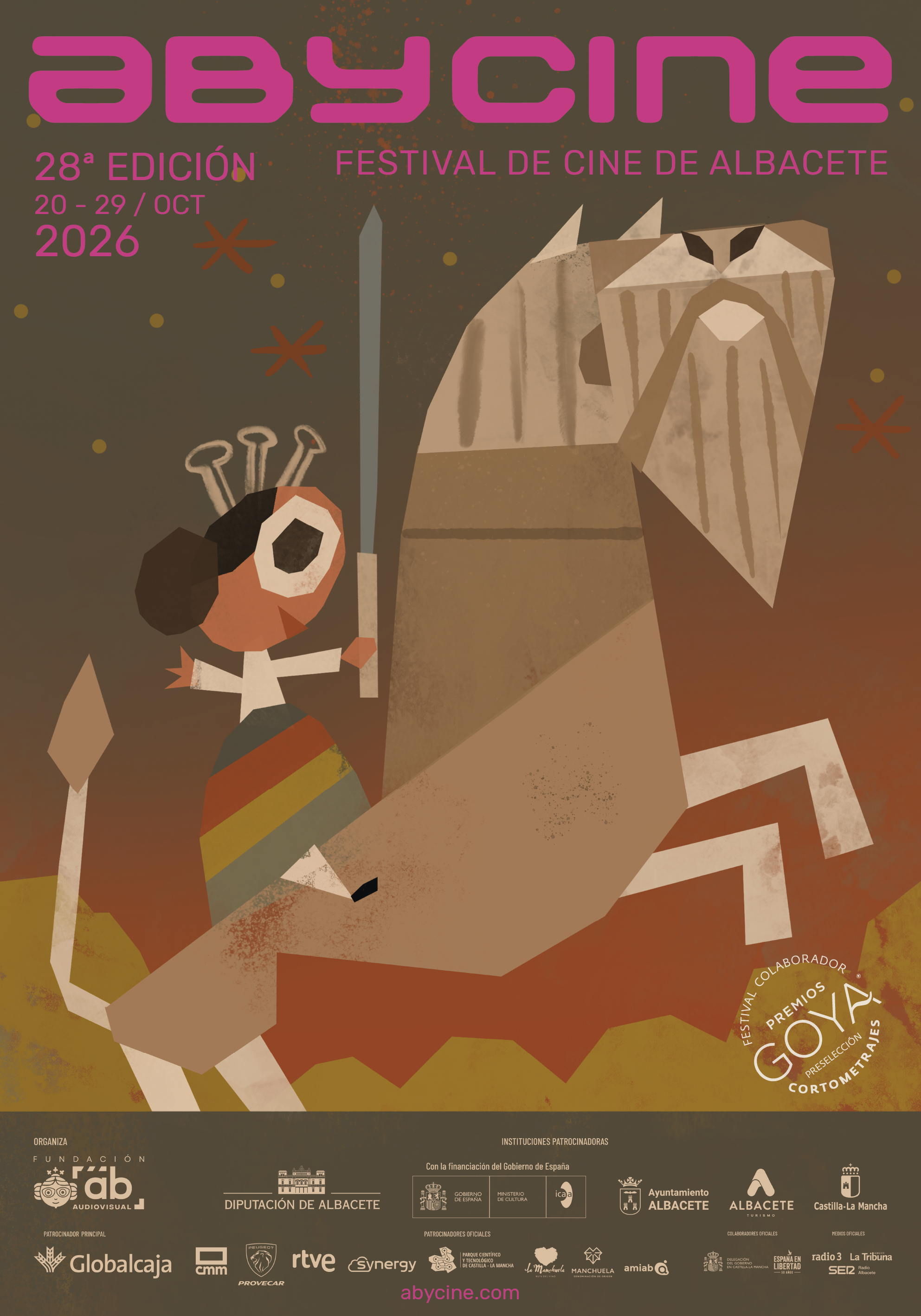 La Bicha de Balazote y Llaneia, protagonistas del cartel de Abycine 2026 La Bicha de Balazote y Llaneia, protagonistas del cartel de Abycine 2026