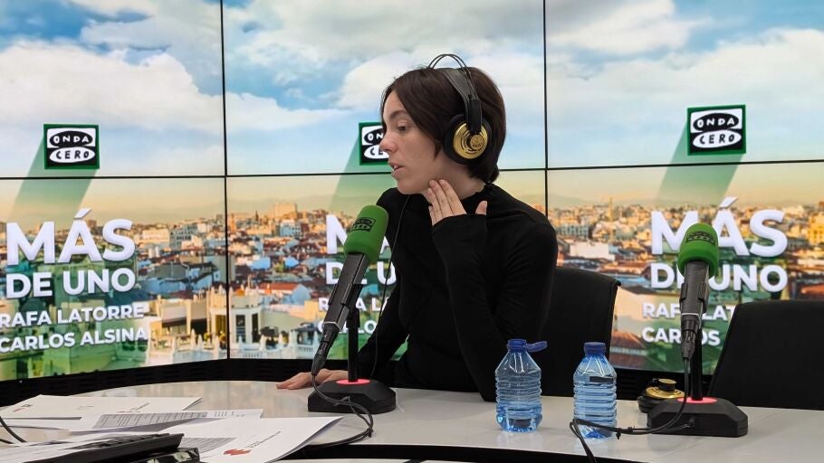 Vicky Luengo durante la entrevista