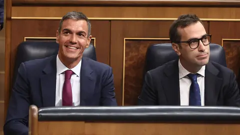 El presidente del Gobierno, Pedro Sánchez, y el ministro de Economía, Carlos Cuerpo El presidente del Gobierno, Pedro Sánchez, y el ministro de Economía, Carlos Cuerpo