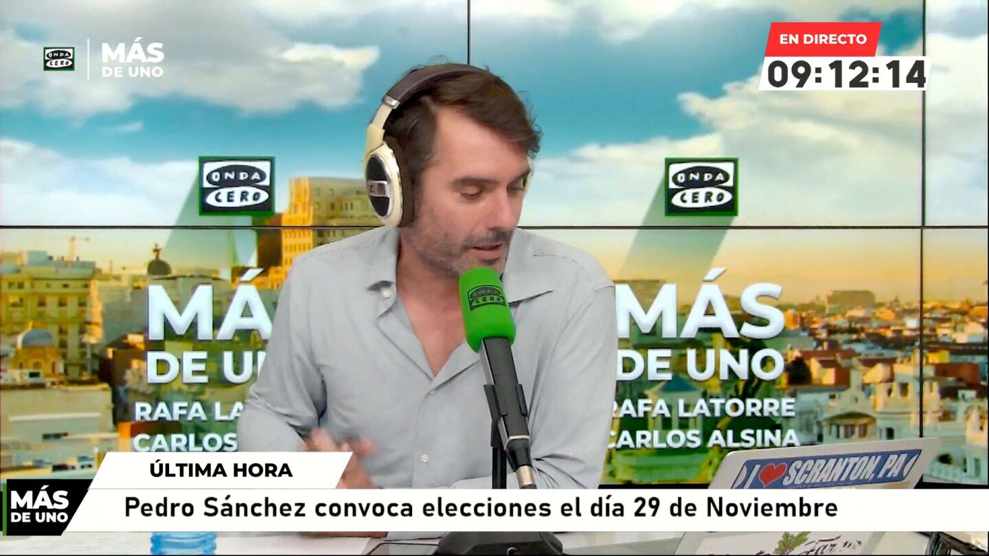 Latorre, sobre el anuncio de elecciones de Pedro S&aacute;nchez: "Apela a votarle a &eacute;l o a equivocarse"