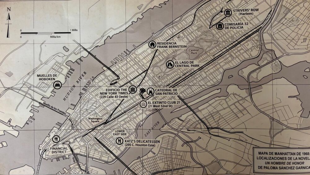 Los enclaves de la novela en la Nueva York de 1968 