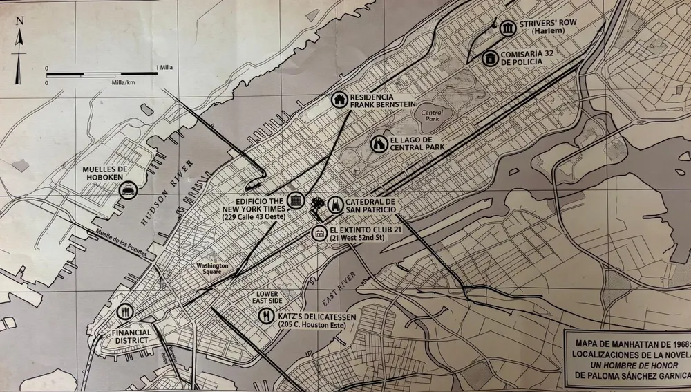 Los enclaves de la novela en la Nueva York de 1968 Los enclaves de la novela en la Nueva York de 1968