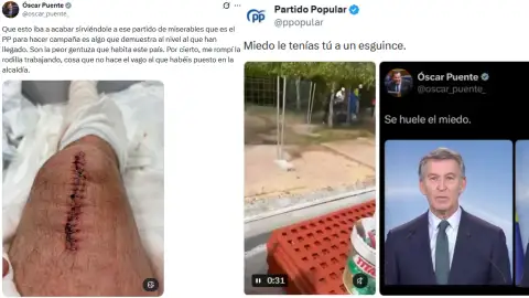 El polémico mensaje en X del PP sobre Óscar Puente al que el ministro ha reaccionado: "Son la peor gentuza" El polémico mensaje en X del PP sobre Óscar Puente al que el ministro ha reaccionado: "Son la peor gentuza"