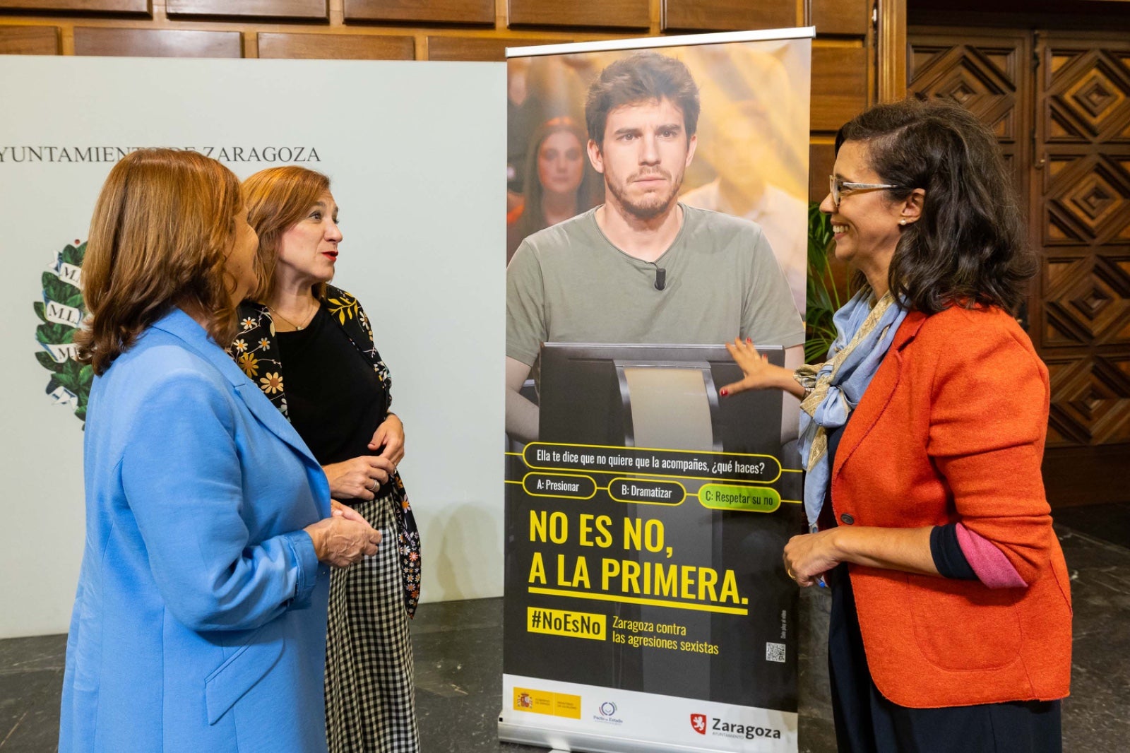 Zaragoza promueve unas fiestas libres de agresiones con la campaña “No es no” y los espacios seguros Zaragoza promueve unas fiestas libres de agresiones con la campaña “No es no” y los espacios seguros