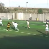 Uno de los lances del juego entre el Roda y el SC Torrevieja Uno de los lances del juego entre el Roda y el SC Torrevieja