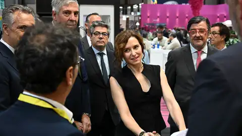 La presidenta de la Comunidad de Madrid, Isabel Díaz Ayuso, visita este martes los stands de la feria 'Fruit Attraction' La presidenta de la Comunidad de Madrid, Isabel Díaz Ayuso, visita este martes los stands de la feria 'Fruit Attraction'