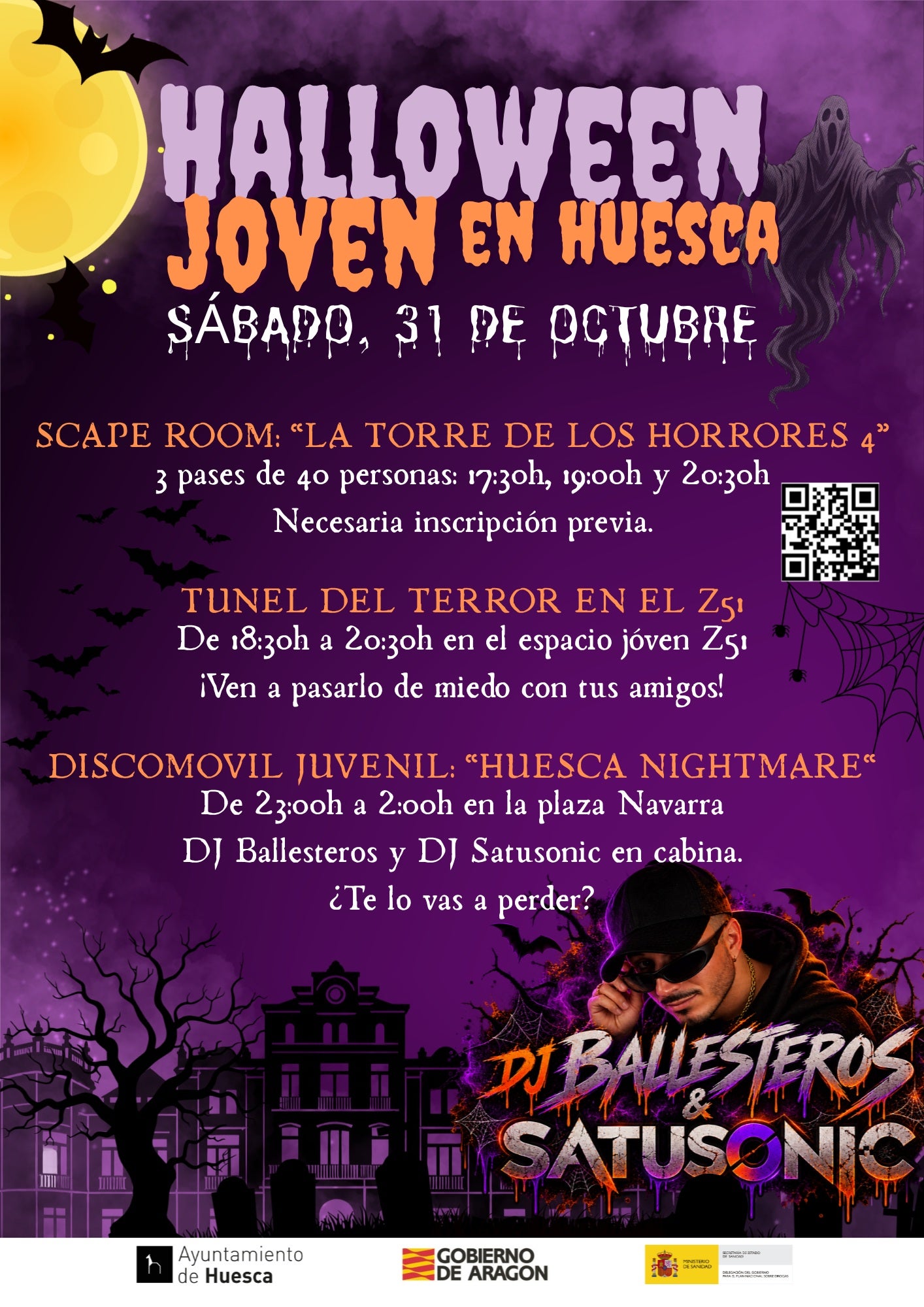 Huesca lanza una amplia programación de Halloween pensando especialmente en los jóvenes Huesca lanza una amplia programación de Halloween pensando especialmente en los jóvenes