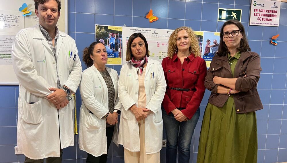 Inicio de la campaña de vacunación de la gripe en el Centro de Salud del Alamín