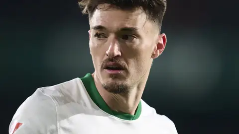 Josan Ferrández, jugador del Elche CF, en una imagen de archivo de la temporada 2025-26. Josan Ferrández, jugador del Elche CF, en una imagen de archivo de la temporada 2025-26.