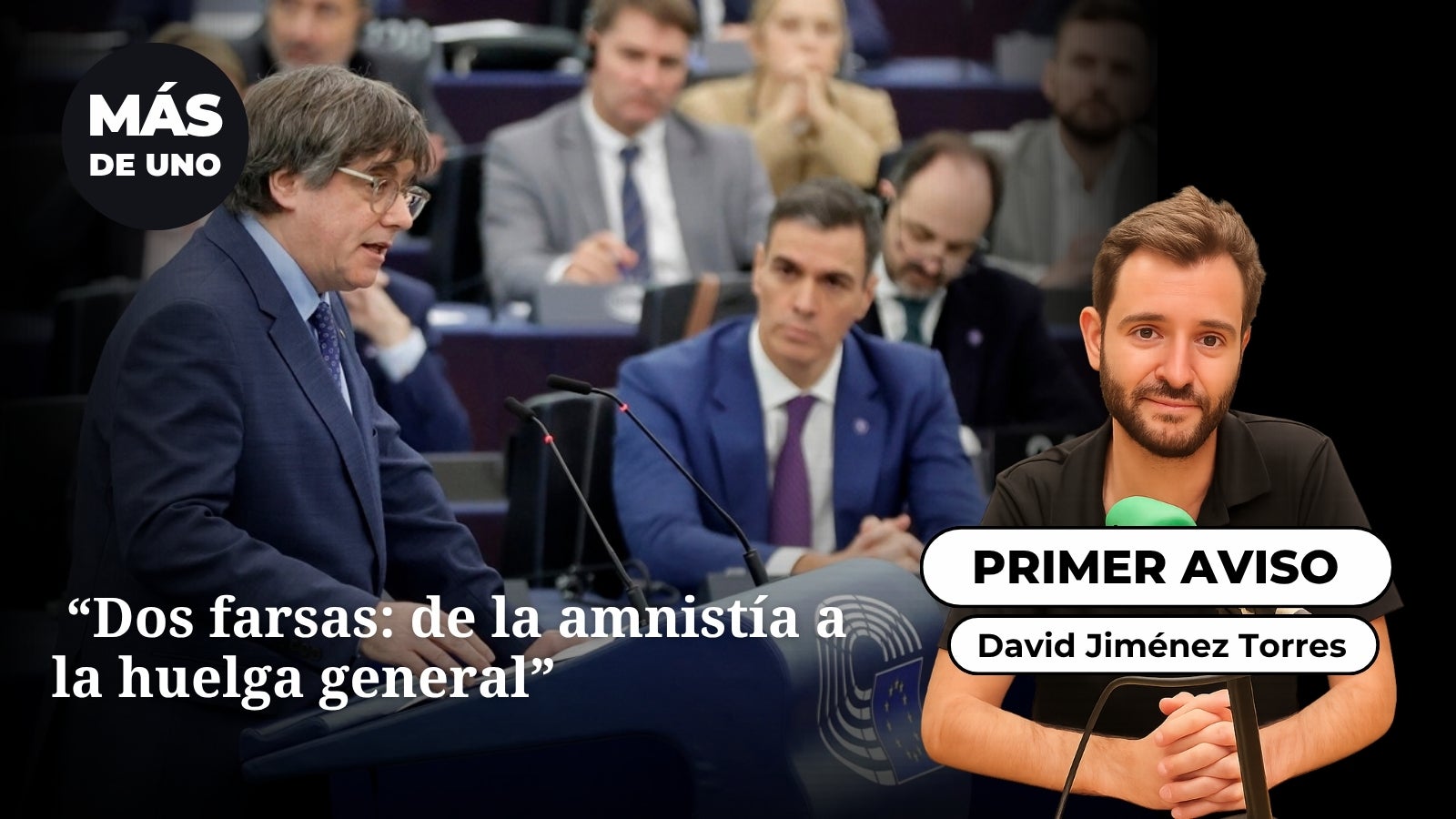 El primer aviso: "Dos farsas: de la amnistía a la huelga general" episode artwork