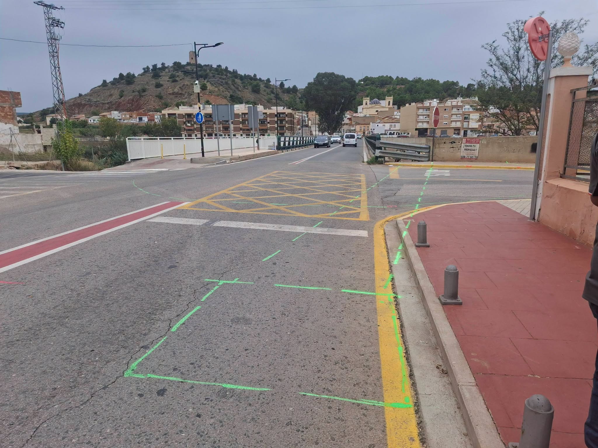 Comienzan en Real las obras de la nueva rotonda de la CV-50 Comienzan en Real las obras de la nueva rotonda de la CV-50