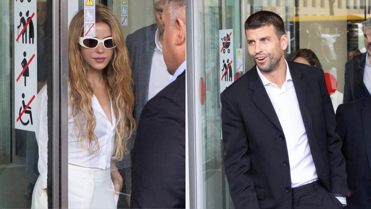 Shakira y Piqué a la salida de los juzgados de Barcelona Shakira y Piqué a la salida de los juzgados de Barcelona