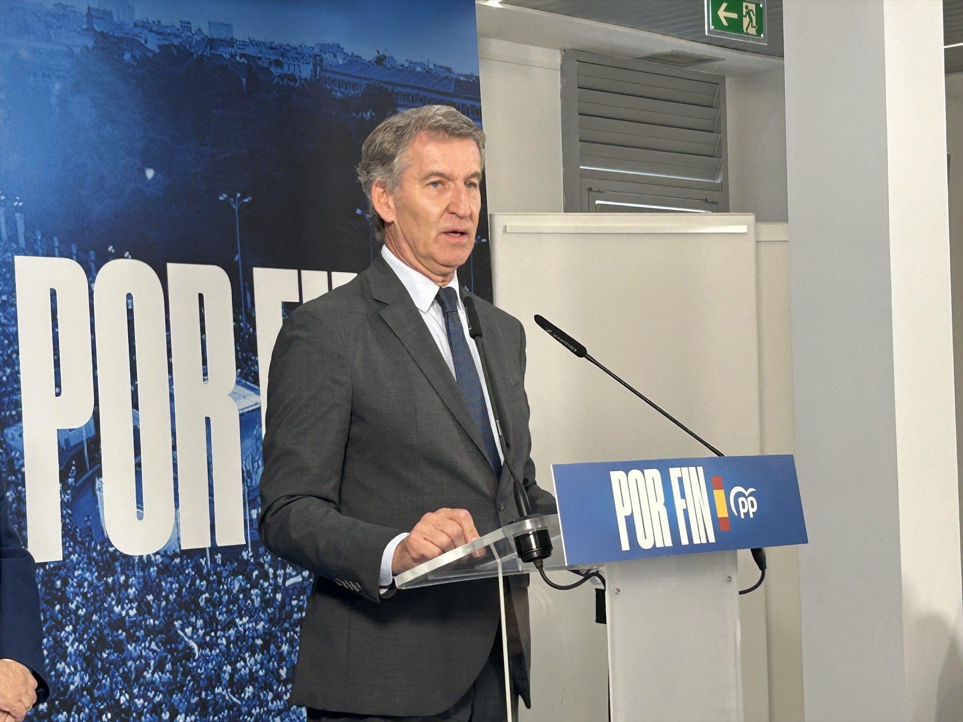 El presidente del Partido Popular, Alberto Núñez Feijóo El presidente del Partido Popular, Alberto Núñez Feijóo