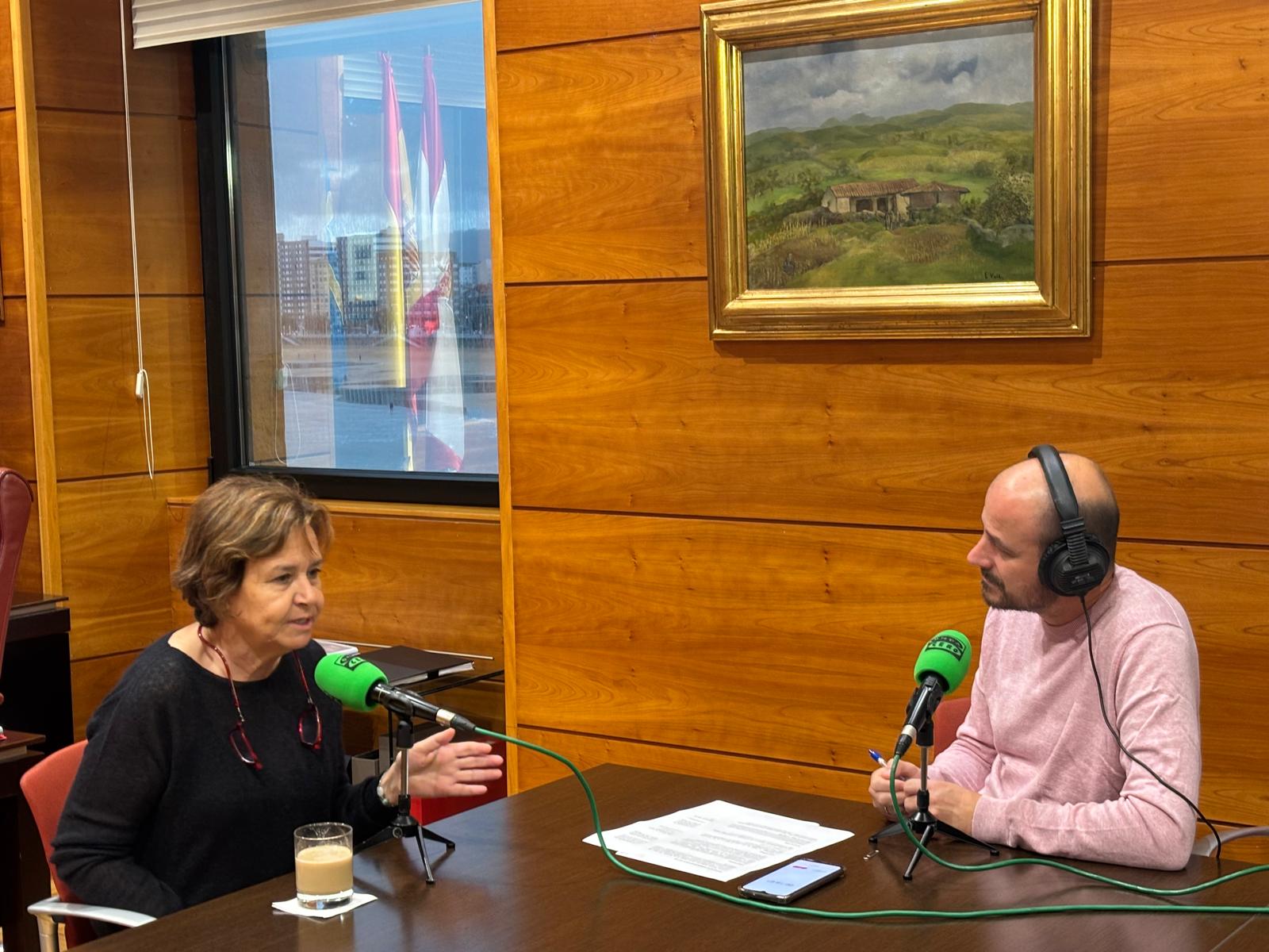 Carmen Moriyón se felicita por el adelanto electoral Carmen Moriyón se felicita por el adelanto electoral