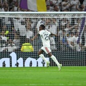 Yan Diomande celebra su gol ante el Villarreal