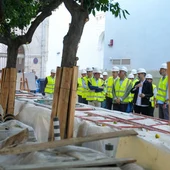 Avanza la rehabilitación de Santa Clara, que recuperará su portada del siglo XVII Avanza la rehabilitación de Santa Clara, que recuperará su portada del siglo XVII