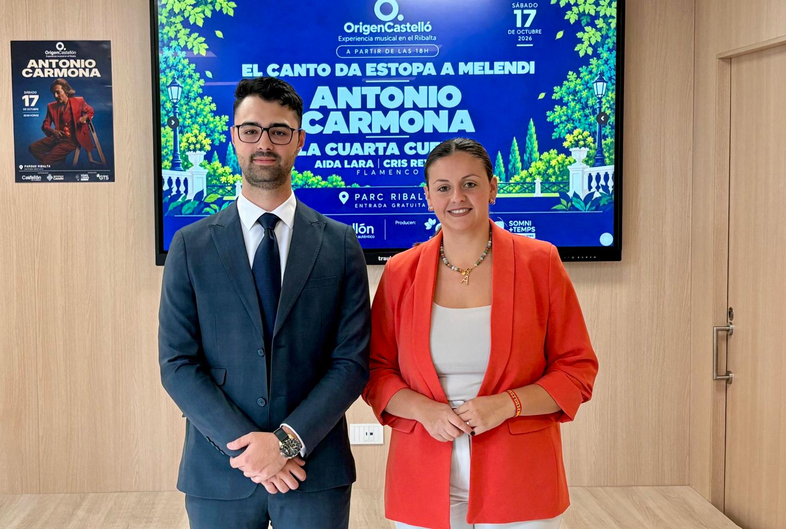 Castellón presenta una nueva edición del Festival Origen con Antonio Carmona como cabeza de cartel Castellón presenta una nueva edición del Festival Origen con Antonio Carmona como cabeza de cartel