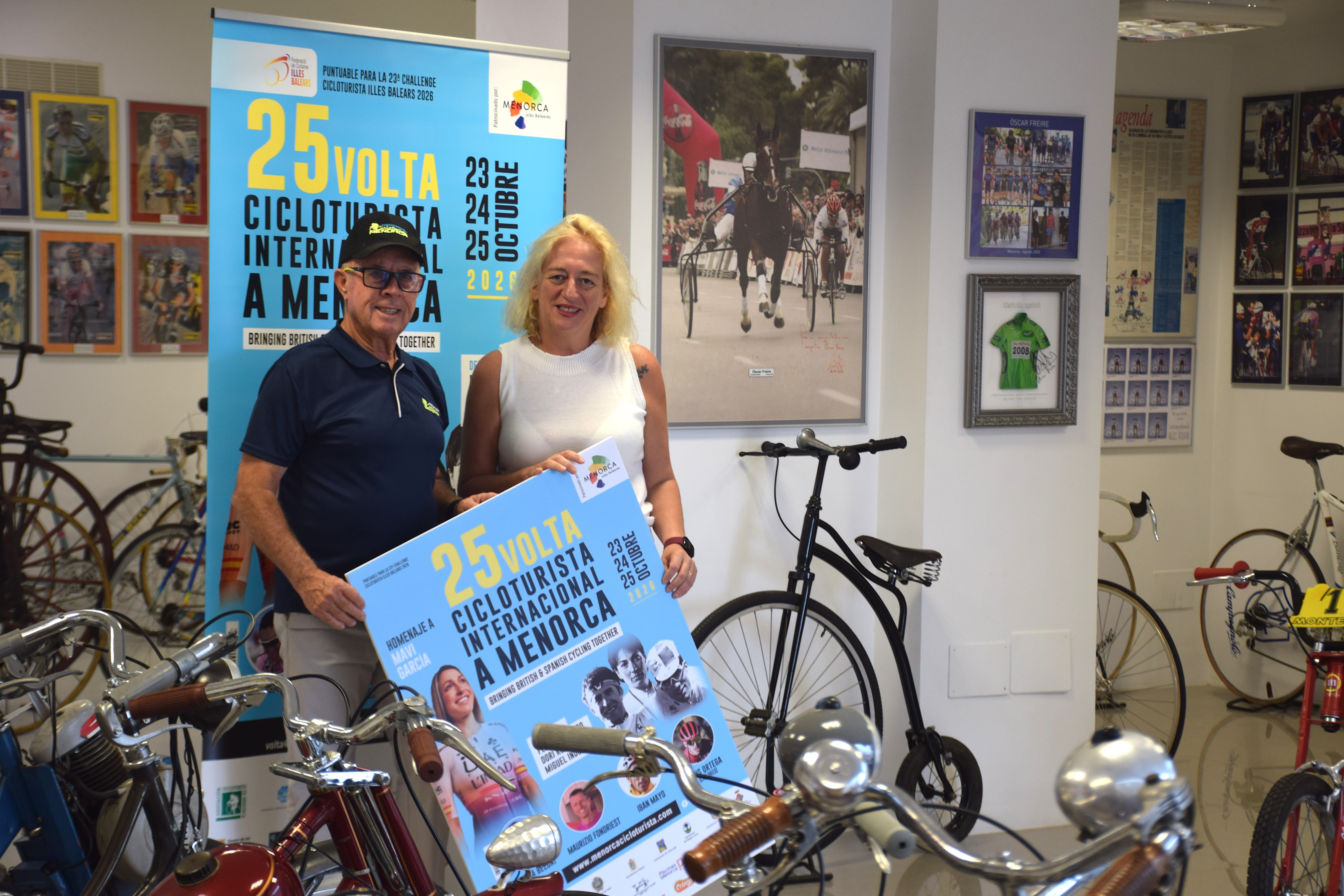 La Volta Cicloturista Internacional a Menorca prevé un aumento de participación del 25% en su 25º aniversario La Volta Cicloturista Internacional a Menorca prevé un aumento de participación del 25% en su 25º aniversario