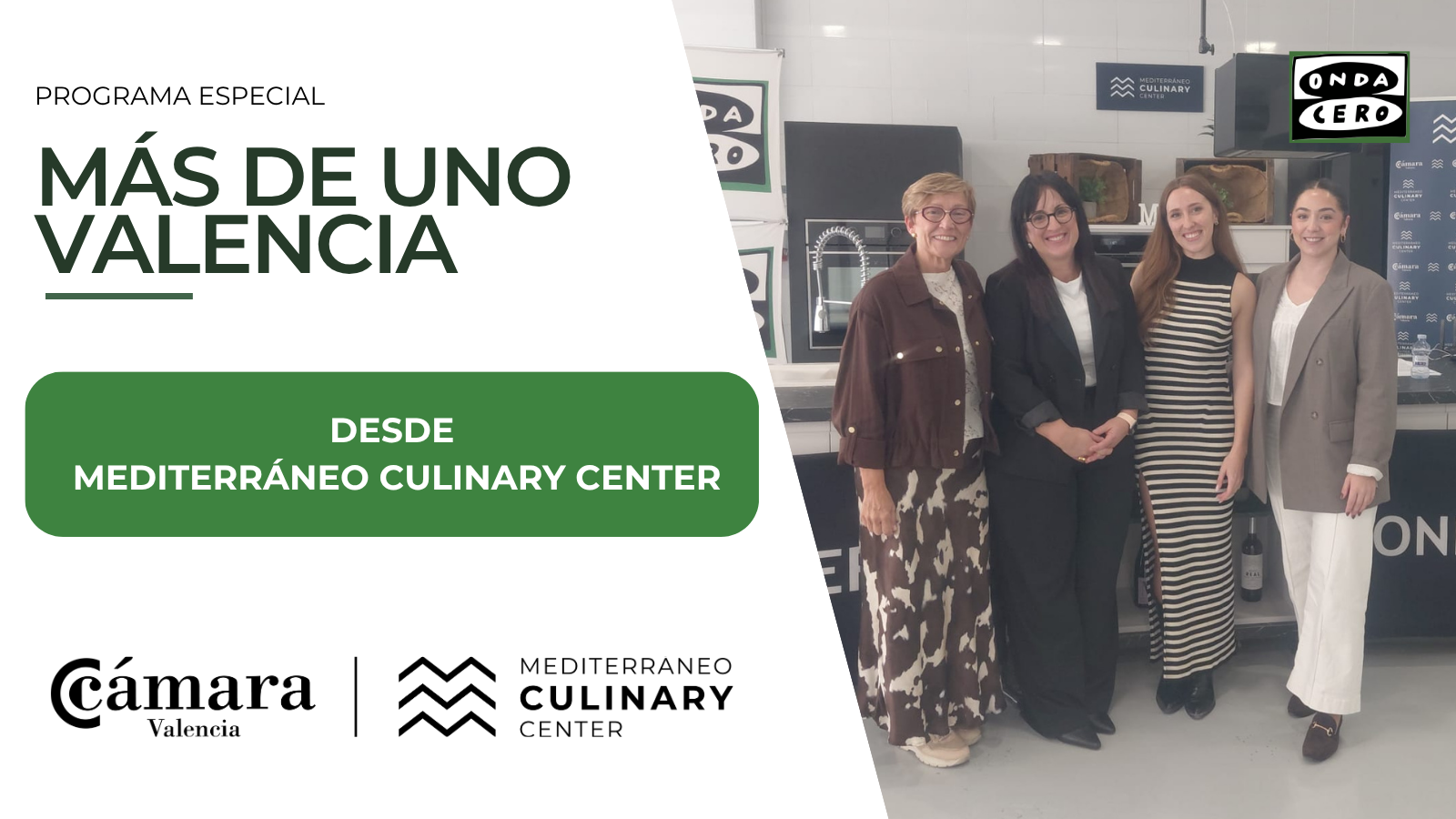 Más de uno Valencia desde Mediterráneo Culinary Center de Cámara Valencia Más de uno Valencia desde Mediterráneo Culinary Center de Cámara Valencia