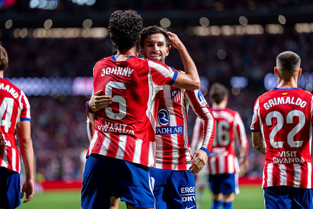 Baena celebra un gol con el Atlético de Madrid Baena celebra un gol con el Atlético de Madrid