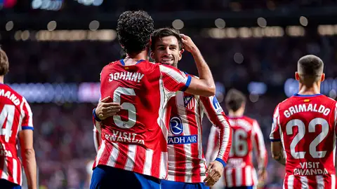 Baena celebra un gol con el Atlético de Madrid Baena celebra un gol con el Atlético de Madrid