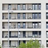 Fachada de una vivienda en Vitoria