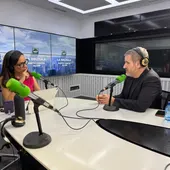 Ignacio Urquizu con Marta García Aller Ignacio Urquizu con Marta García Aller