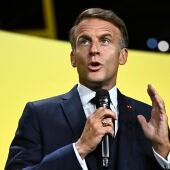 El presidente de Francia, Emmanuele Macron